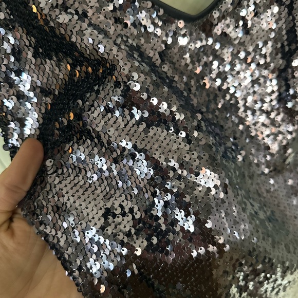 Lulus Charcoal Grey Sequin Bodycon Mini Dress - Picture 8 of 8